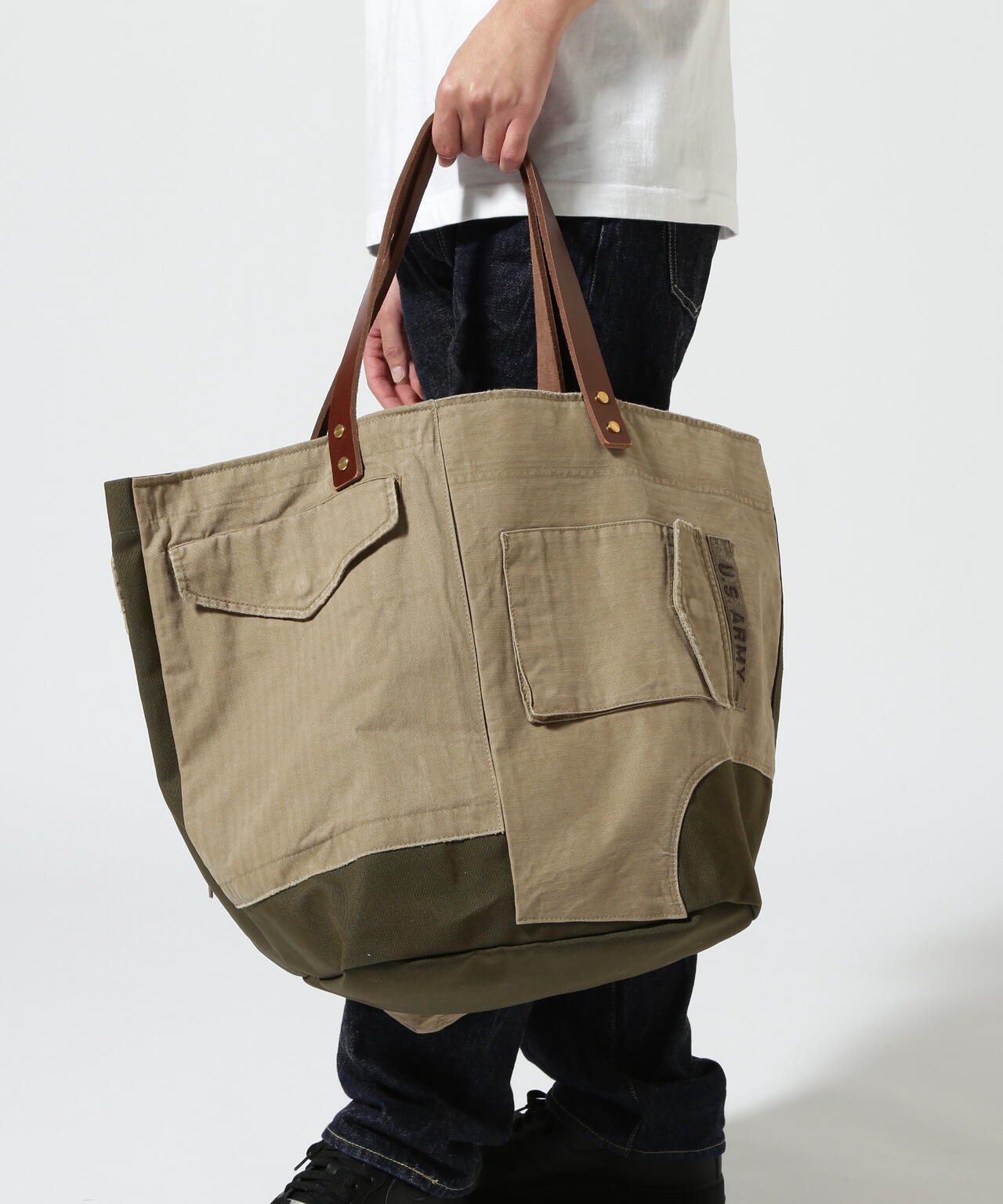 AVIREX × EXPANSION》 FIELD JACKET REMAKE TOTE BAG / フィールド