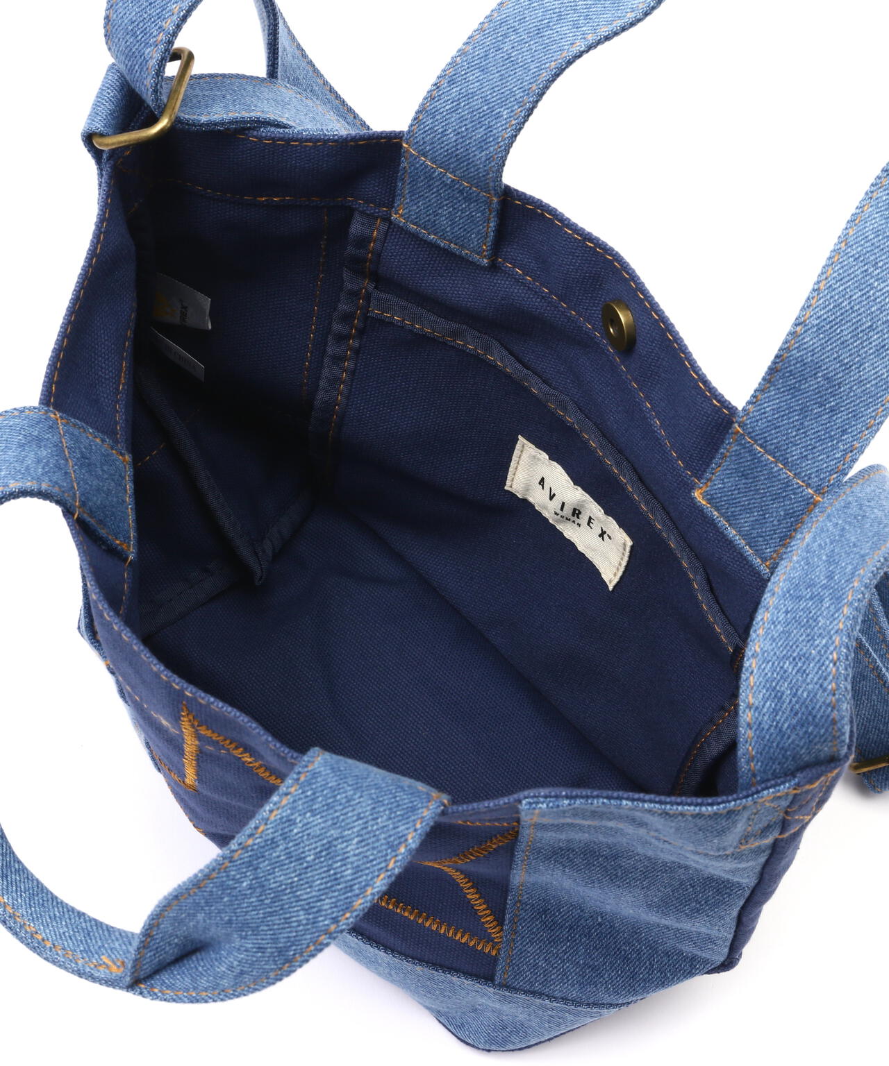 《直営店限定》DENIM COMBI CANVAS MINI TOTE BAG/ デニムコンビ キャンバスミニトートバッグ