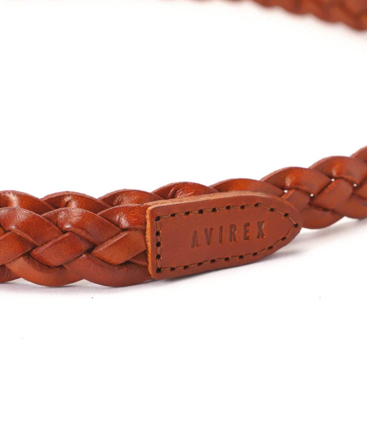 MESH COW LEATHER BELT/メッシュ牛革レザーベルト | AVIREX