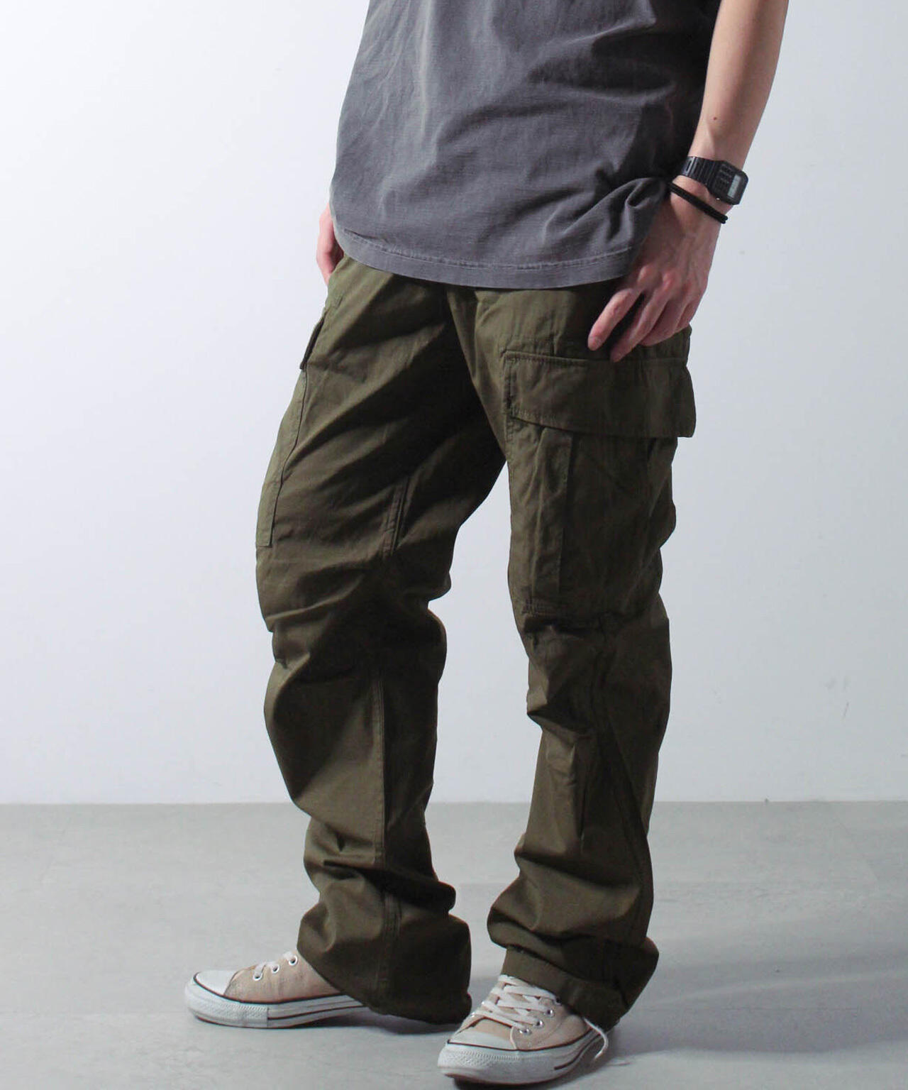 COTTON RIP STOP FATIGUE PANTS / コットン リップストップ