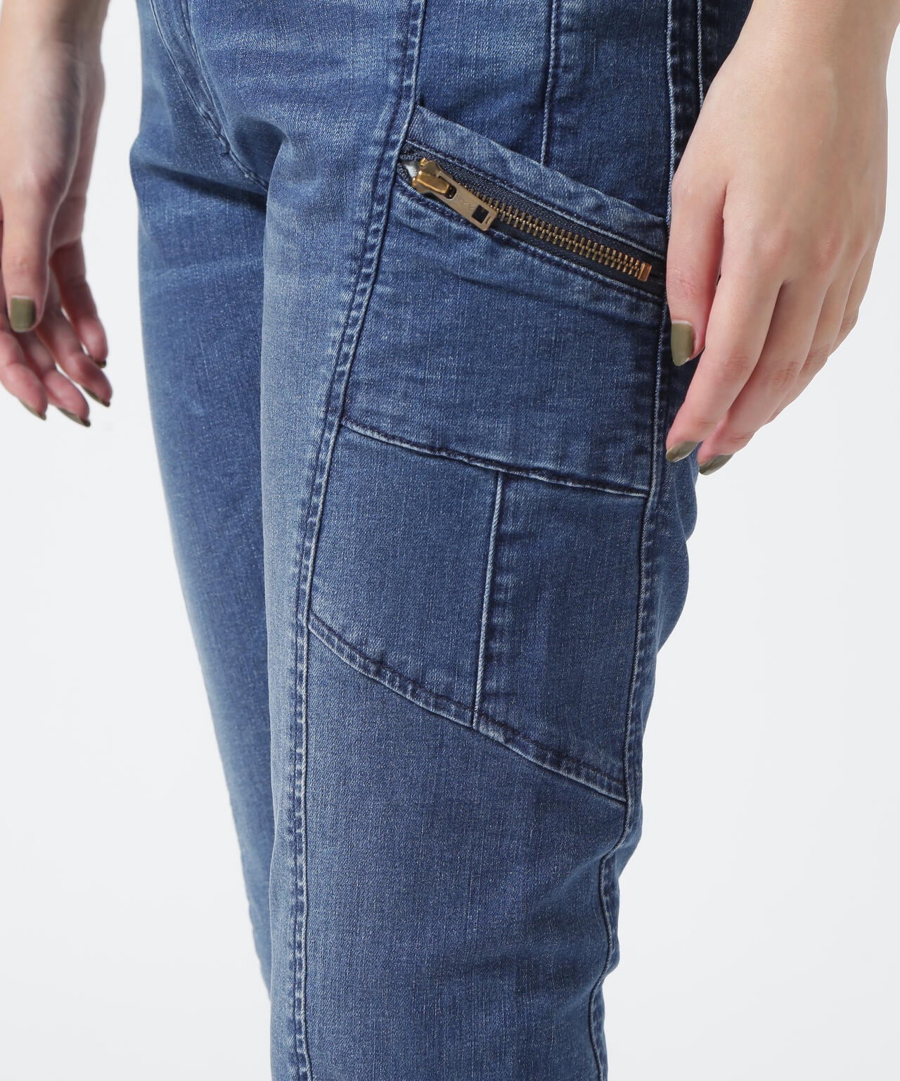 【直営店限定】SLIM STRETCH DENIM PANTS/スリムストレッチ デニムパンツ