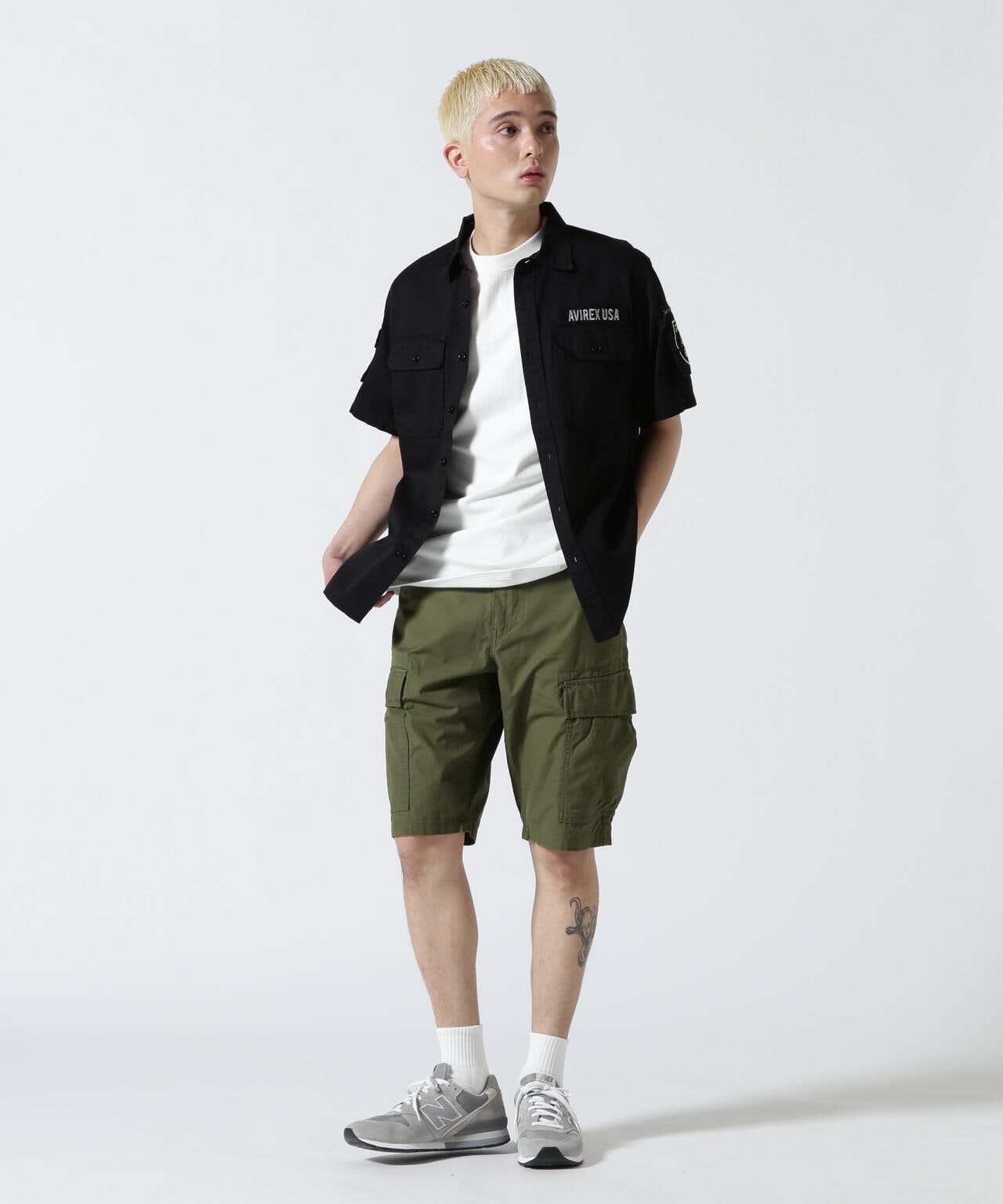 コットン リップストップ ファティーグショーツ / COTTON RIPSTOP FATIGUE SHORT PANT | AVIREX (  アヴィレックス ) | US ONLINE STORE（US オンラインストア）