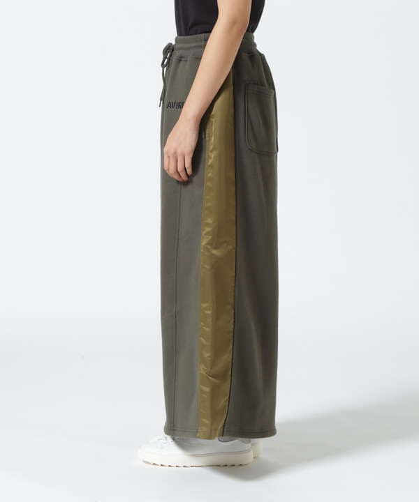 【WEB&DEPOT限定】スウェットコンビロングスカート/ SWEAT COMBI LONG SKIRT