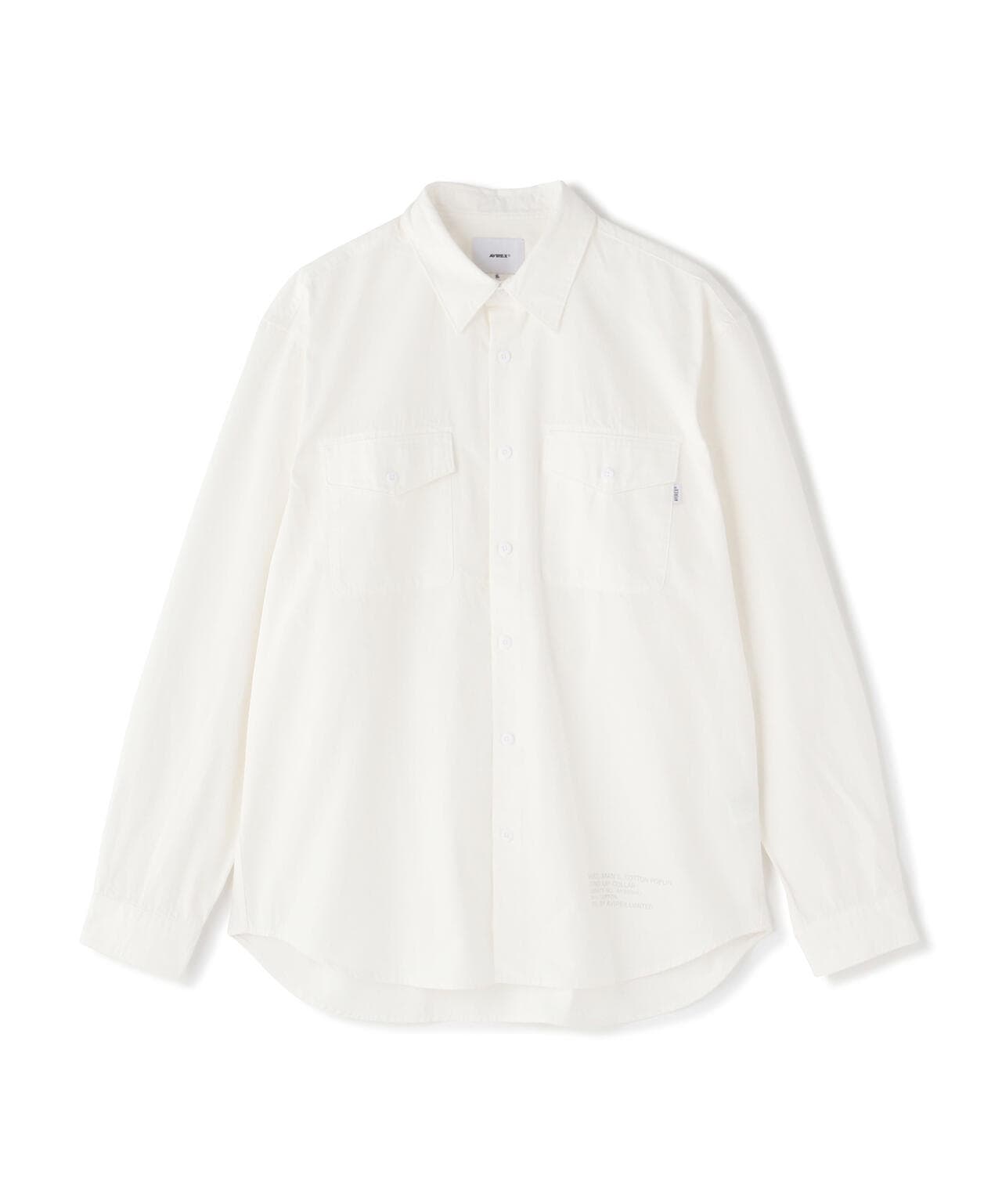 BASIC ARMY POPLIN L/S SHIRT / ベーシック アーミー ポプリン 長袖