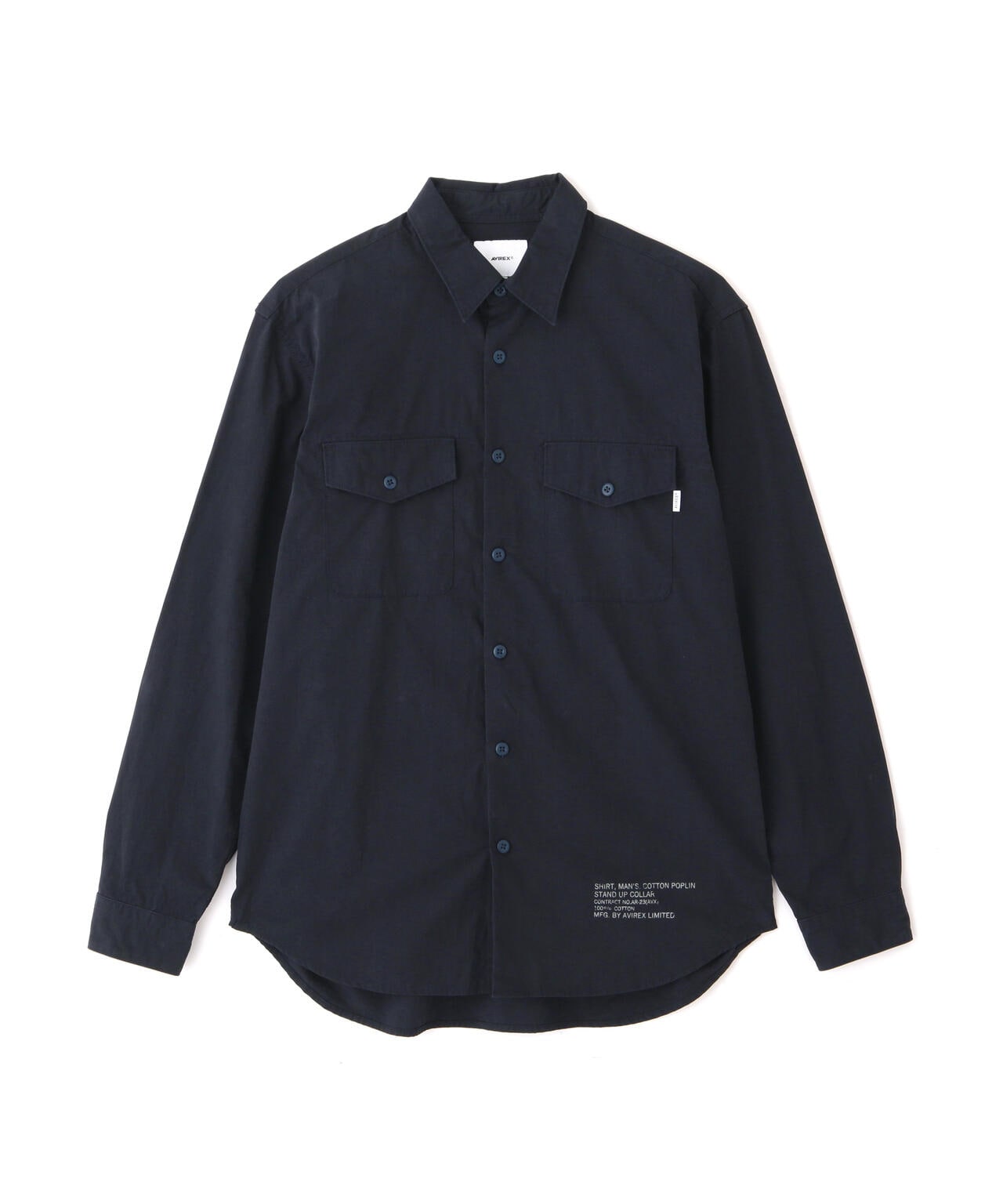 BASIC ARMY POPLIN L/S SHIRT / ベーシック アーミー ポプリン 長袖 