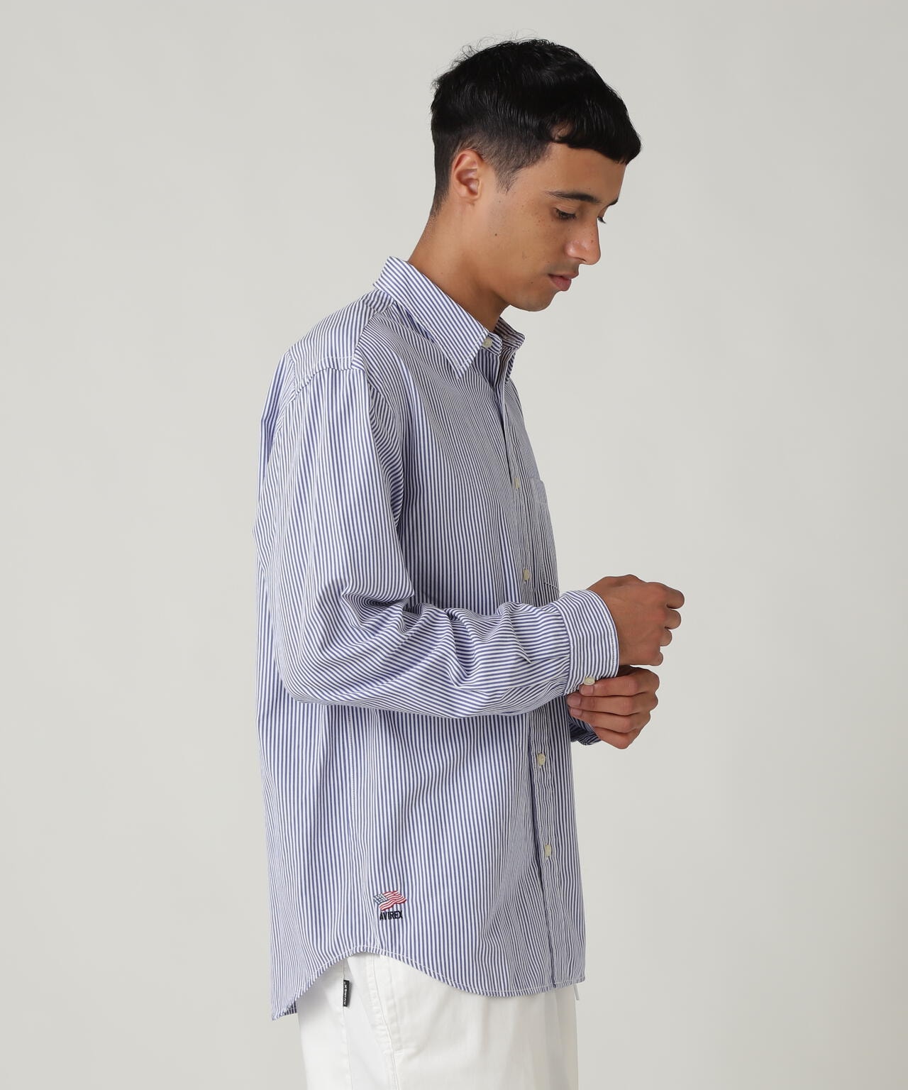 BASIC BROAD L/S SHIRT / ベーシック ブロード 長袖 シャツ | AVIREX