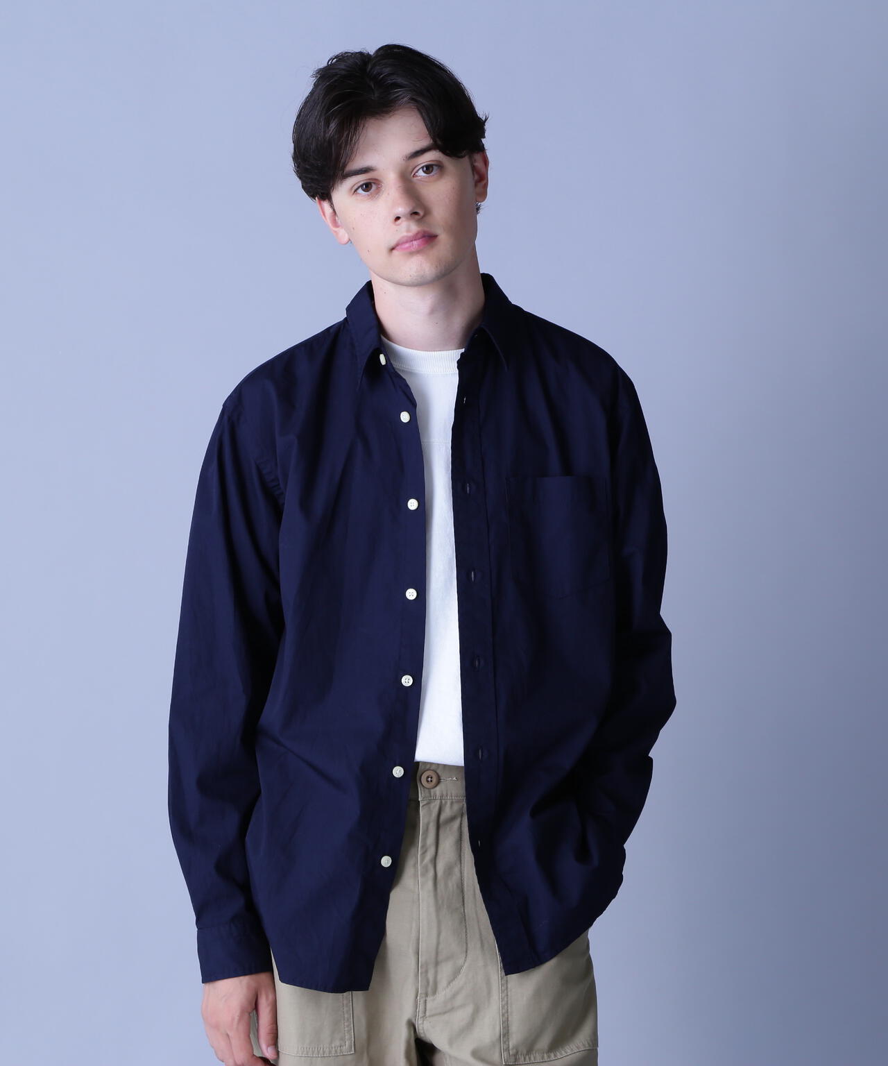 BASIC BROAD L/S SHIRT / ベーシック ブロード 長袖 シャツ