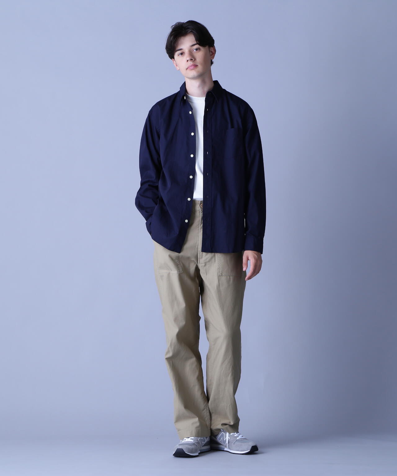 BASIC BROAD L/S SHIRT / ベーシック ブロード 長袖 シャツ