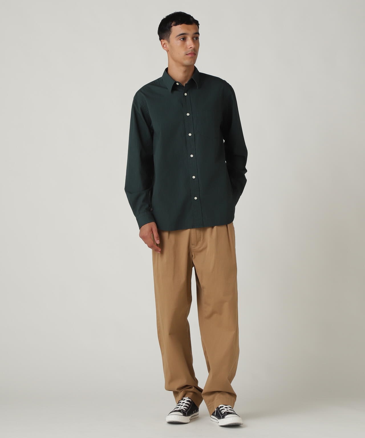 BASIC BROAD L/S SHIRT / ベーシック ブロード 長袖 シャツ | AVIREX