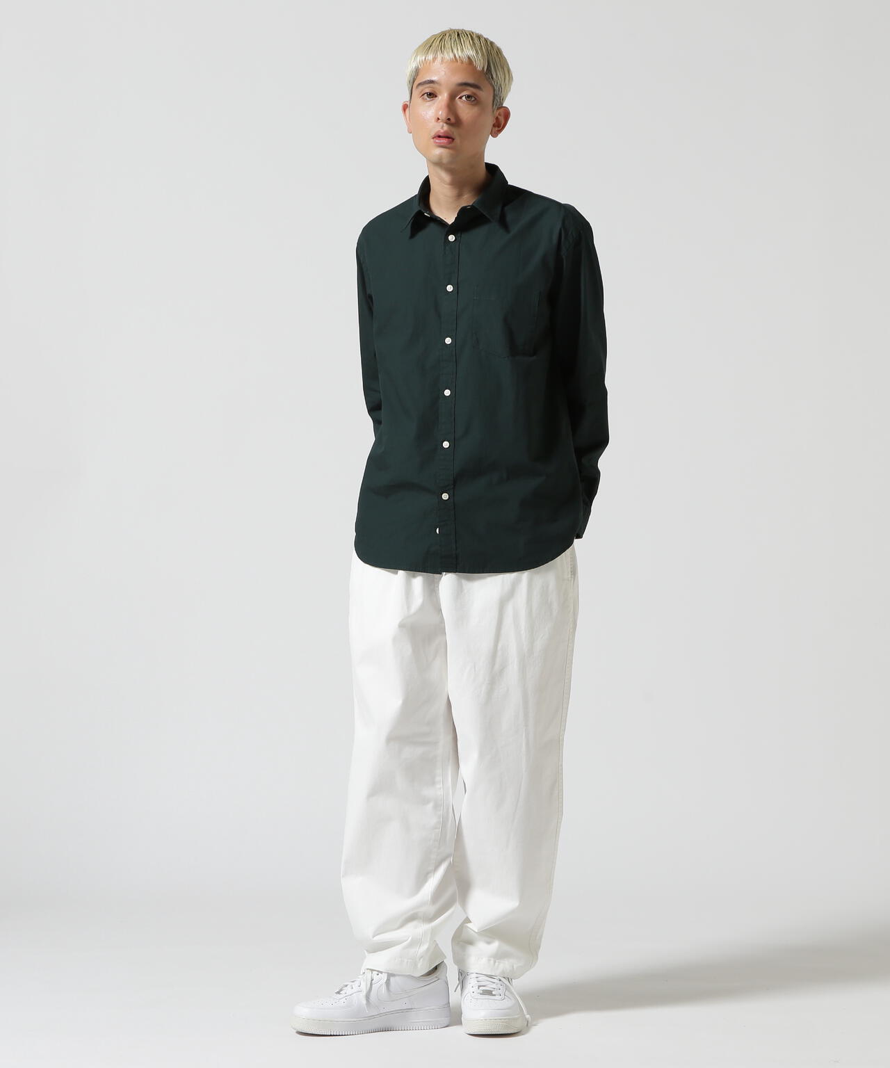 BASIC BROAD L/S SHIRT / ベーシック ブロード 長袖 シャツ