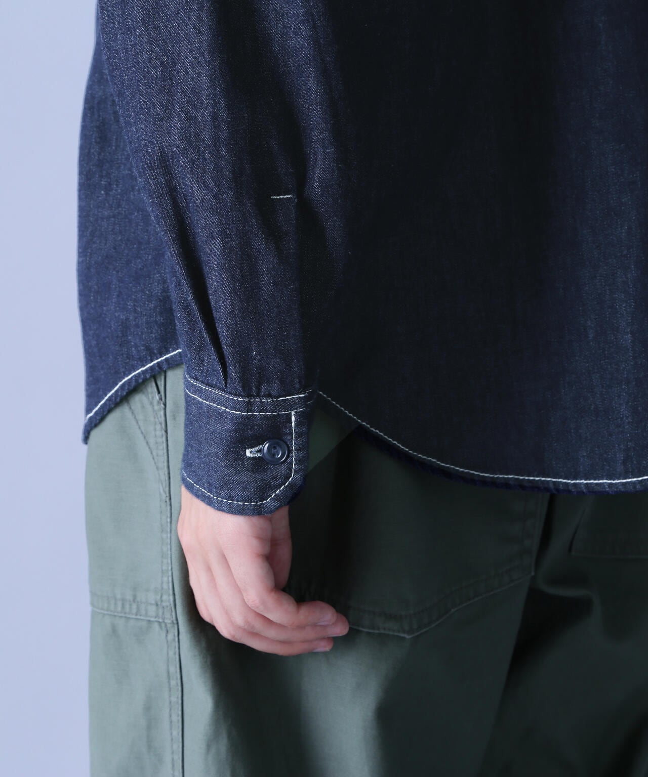 BASIC LIGHT DENIM L/S SHIRT / ベーシック ライト デニム 長袖 シャツ