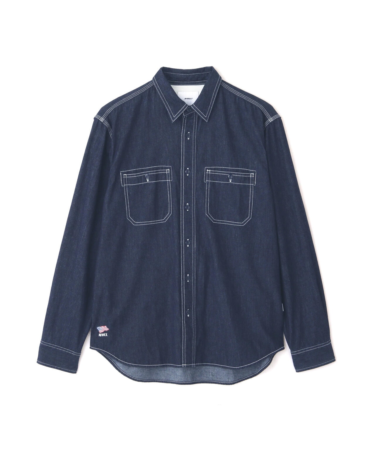 BASIC LIGHT DENIM L/S SHIRT / ベーシック ライト デニム 長袖 シャツ