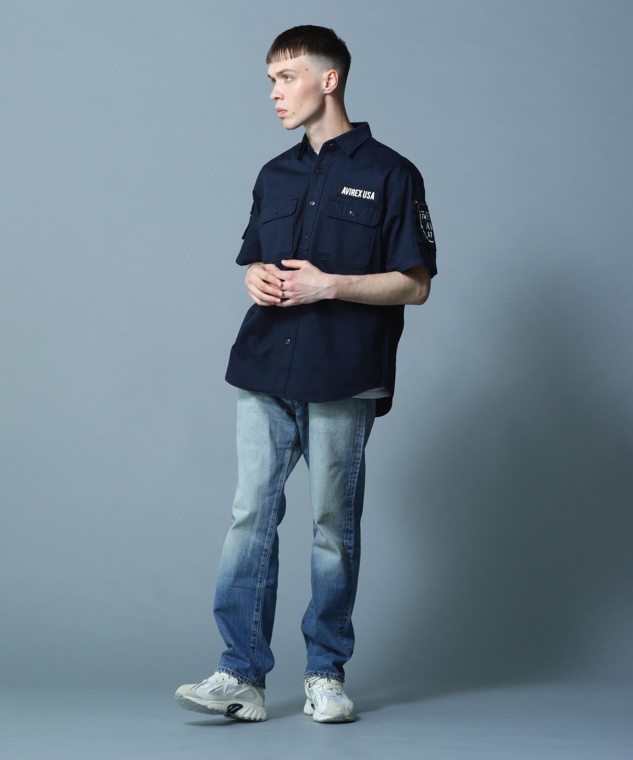 BASIC FATIGUE SHORT SLEEVE SHIRT / ベーシック ファティーグ 半袖 シャツ