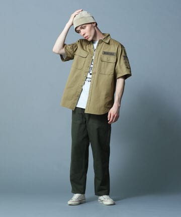 BASIC FATIGUE SHORT SLEEVE SHIRT / ベーシック ファティーグ 半袖 シャツ