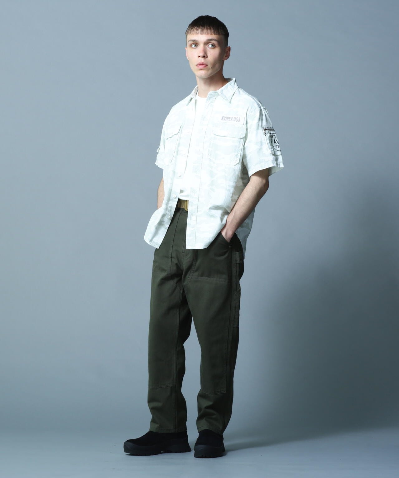 BASIC FATIGUE SHORT SLEEVE SHIRT / ベーシック ファティーグ 半袖 シャツ