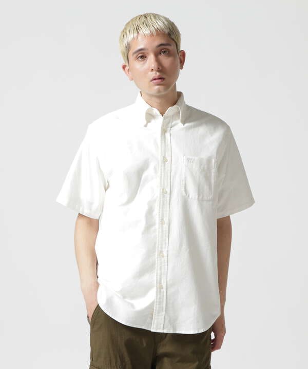 《DAILY/デイリー》BASIC OXFORD S/S B.D. SHIRT/半袖オックスフォードシャツ/AVIREX/アヴィレック