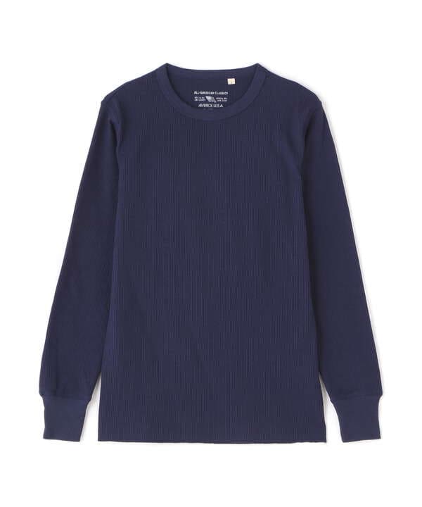 《DAILY/デイリー》THERMAL L/S CREW NECK T-SHIRT/サーマル 長袖 クルーネック Tシャツ 