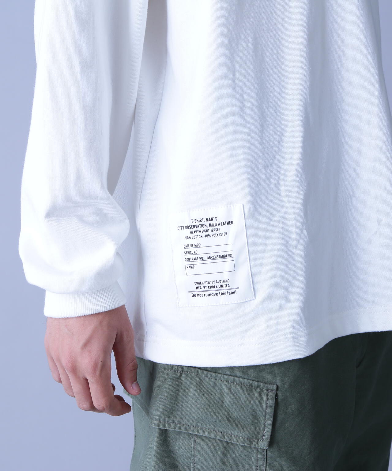 BASIC HEAVY WEIGHT L/S T-SHIRT / ベーシック ヘビーウェイト 長袖 Tシャツ / AVIREX /