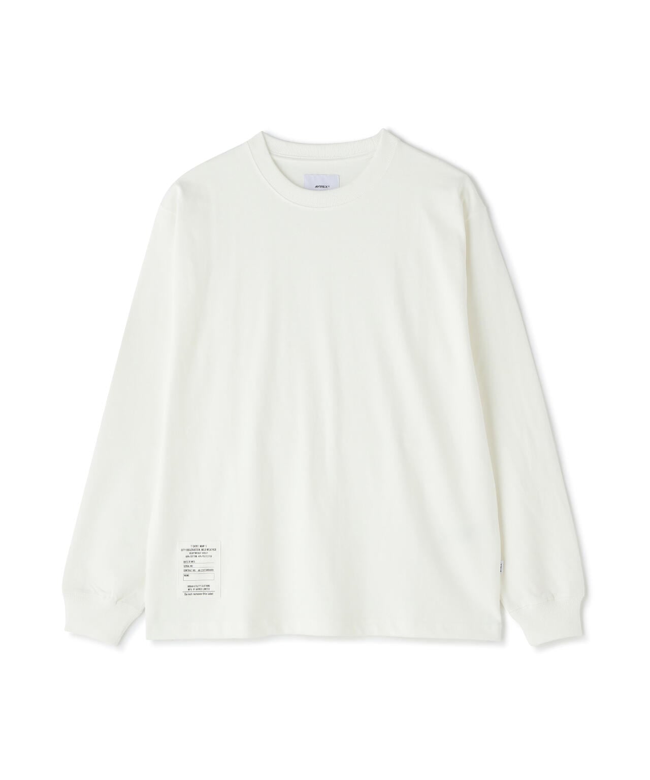 BASIC HEAVY WEIGHT L/S T-SHIRT / ベーシック ヘビーウェイト 長袖 Tシャツ / AVIREX /