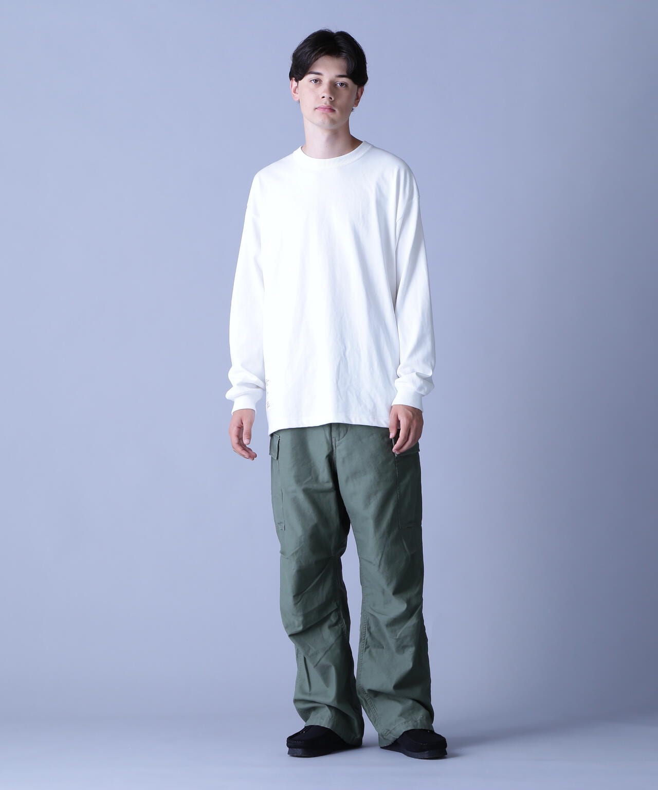 BASIC HEAVY WEIGHT L/S T-SHIRT / ベーシック ヘビーウェイト 長袖 Tシャツ / AVIREX /