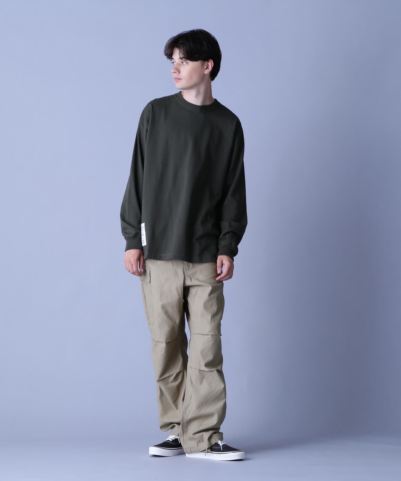 BASIC HEAVY WEIGHT L/S T-SHIRT / ベーシック ヘビーウェイト 長袖 Tシャツ / AVIREX /