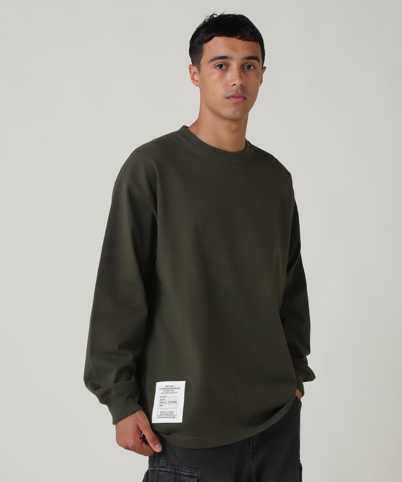 BASIC HEAVY WEIGHT L/S T-SHIRT / ベーシック ヘビーウェイト 長袖 Tシャツ / AVIREX /