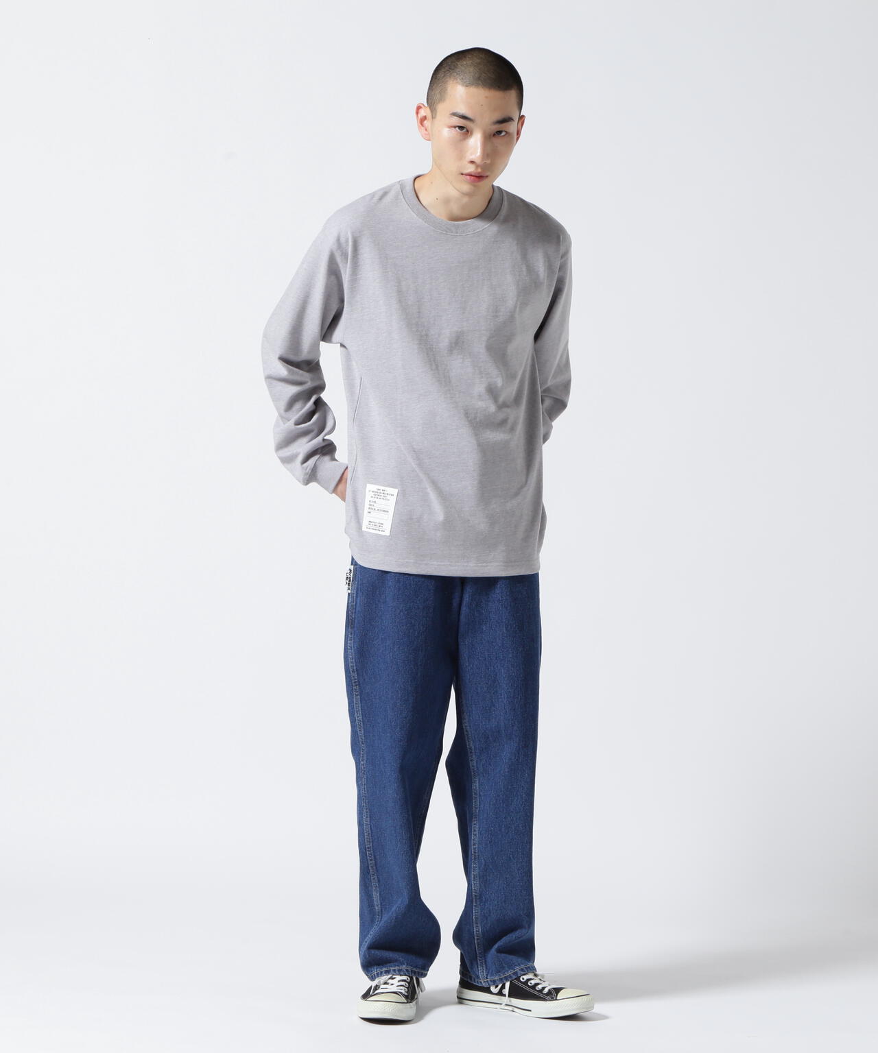 BASIC HEAVY WEIGHT L/S T-SHIRT / ベーシック ヘビーウェイト 長袖 Tシャツ / AVIREX /