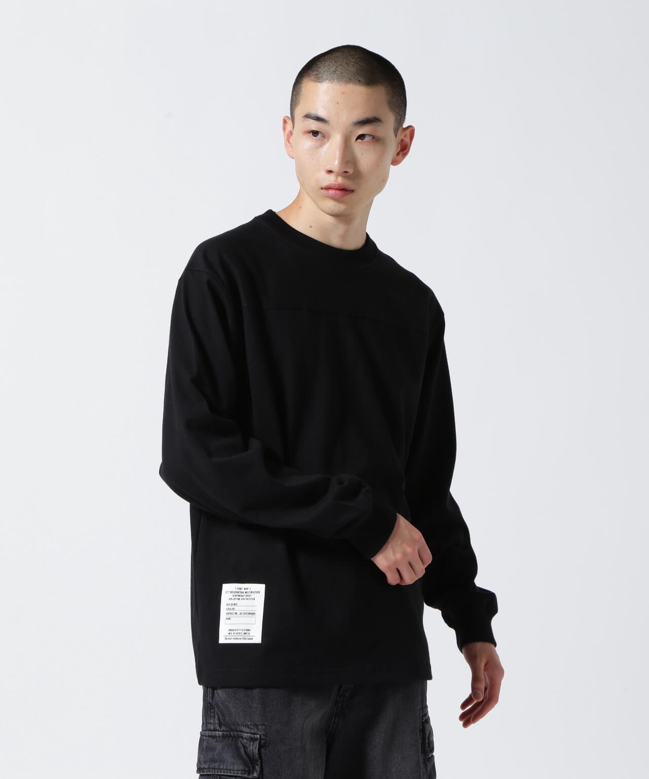 BASIC HEAVYWEIGHT L/S FOOTBALL T-SHIRT / ベーシック ヘビーウェイト 長袖 フットボール Tシャツ 