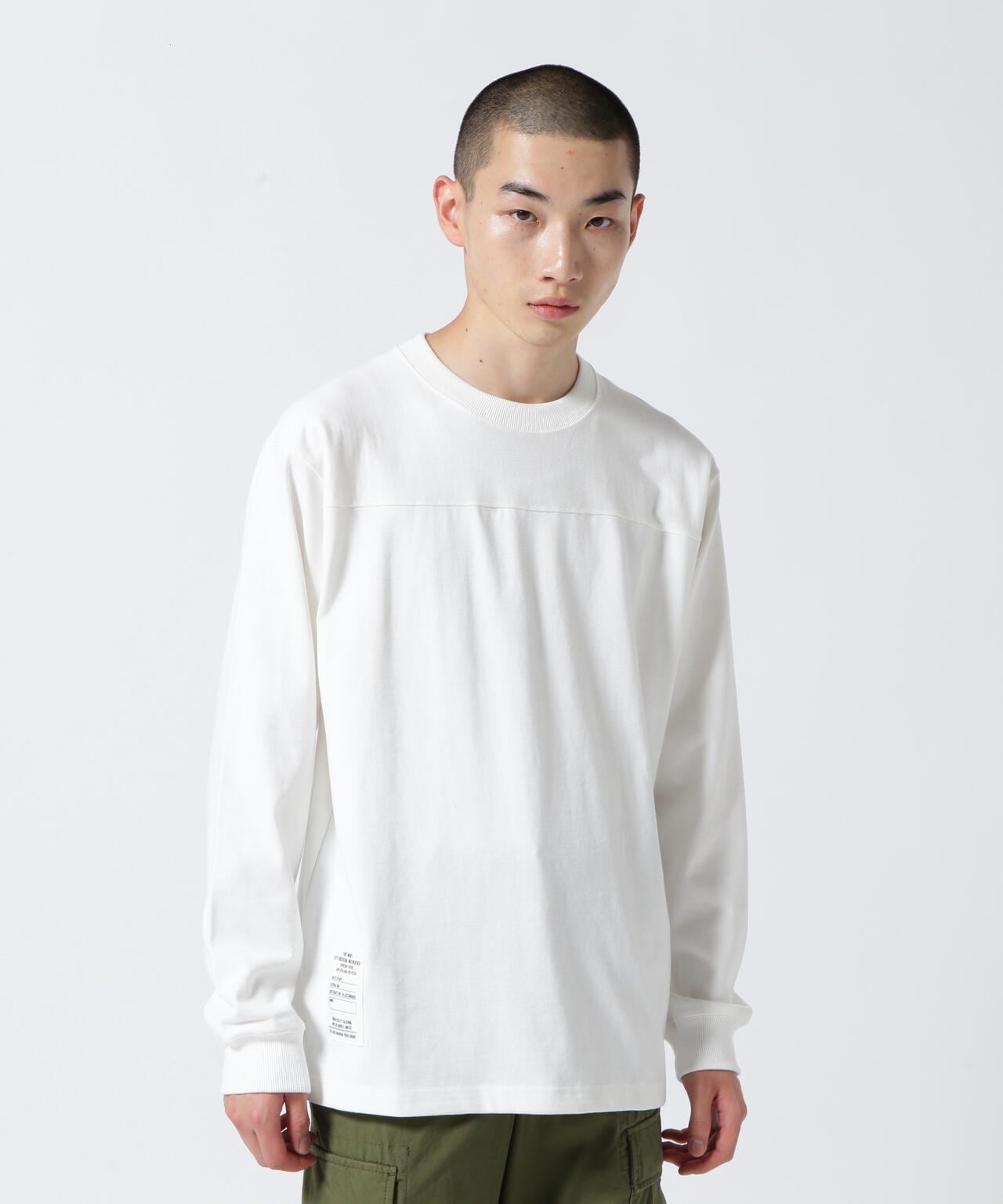 BASIC HEAVYWEIGHT L/S FOOTBALL T-SHIRT / ベーシック ヘビーウェイト 長袖 フットボール Tシャツ 