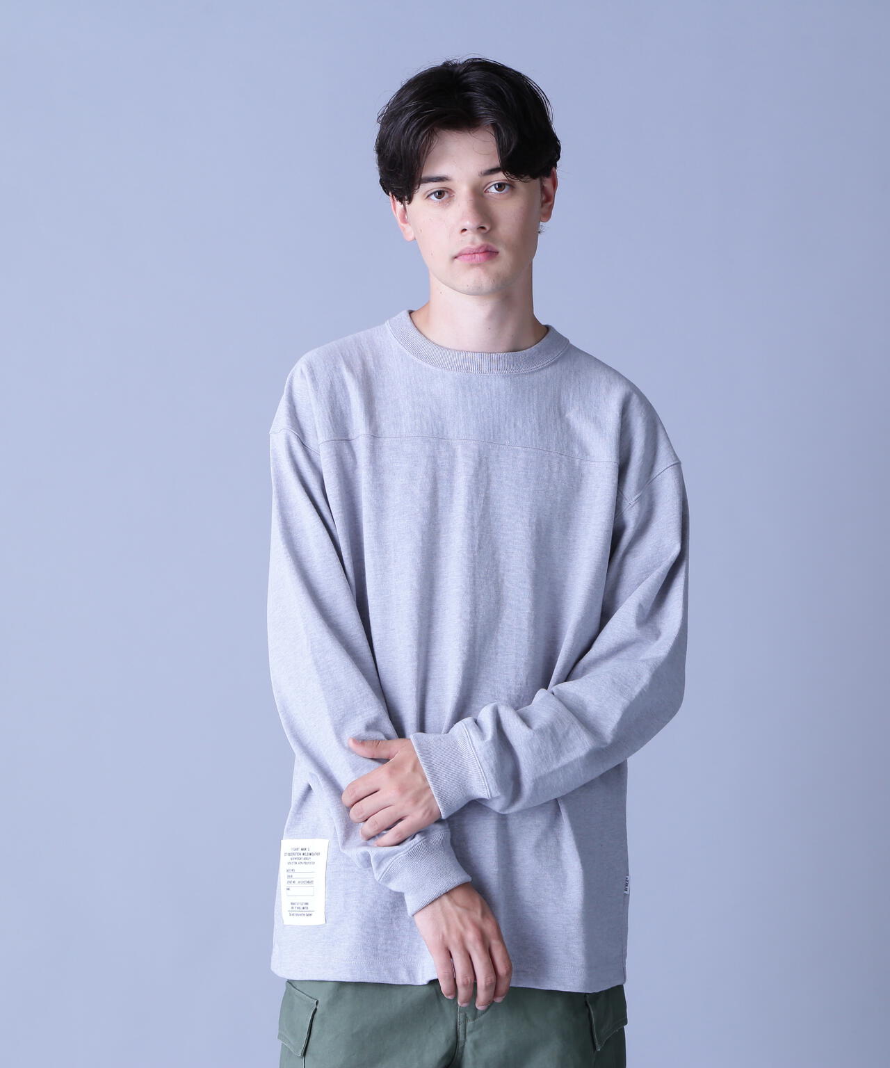 BASIC HEAVYWEIGHT L/S FOOTBALL T-SHIRT / ベーシック ヘビーウェイト 長袖 フットボール Tシャツ 