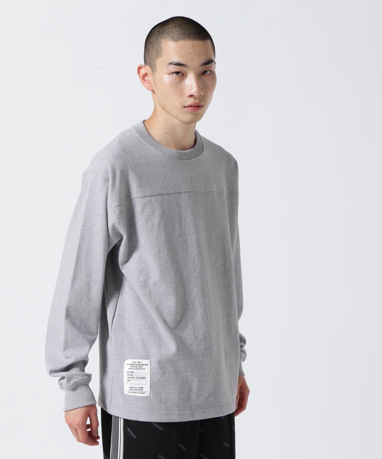 BASIC HEAVYWEIGHT L/S FOOTBALL T-SHIRT / ベーシック ヘビーウェイト 長袖 フットボール Tシャツ 