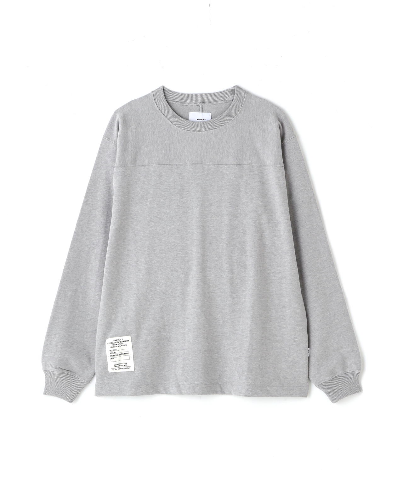 BASIC HEAVYWEIGHT L/S FOOTBALL T-SHIRT / ベーシック ヘビーウェイト 長袖 フットボール Tシャツ 