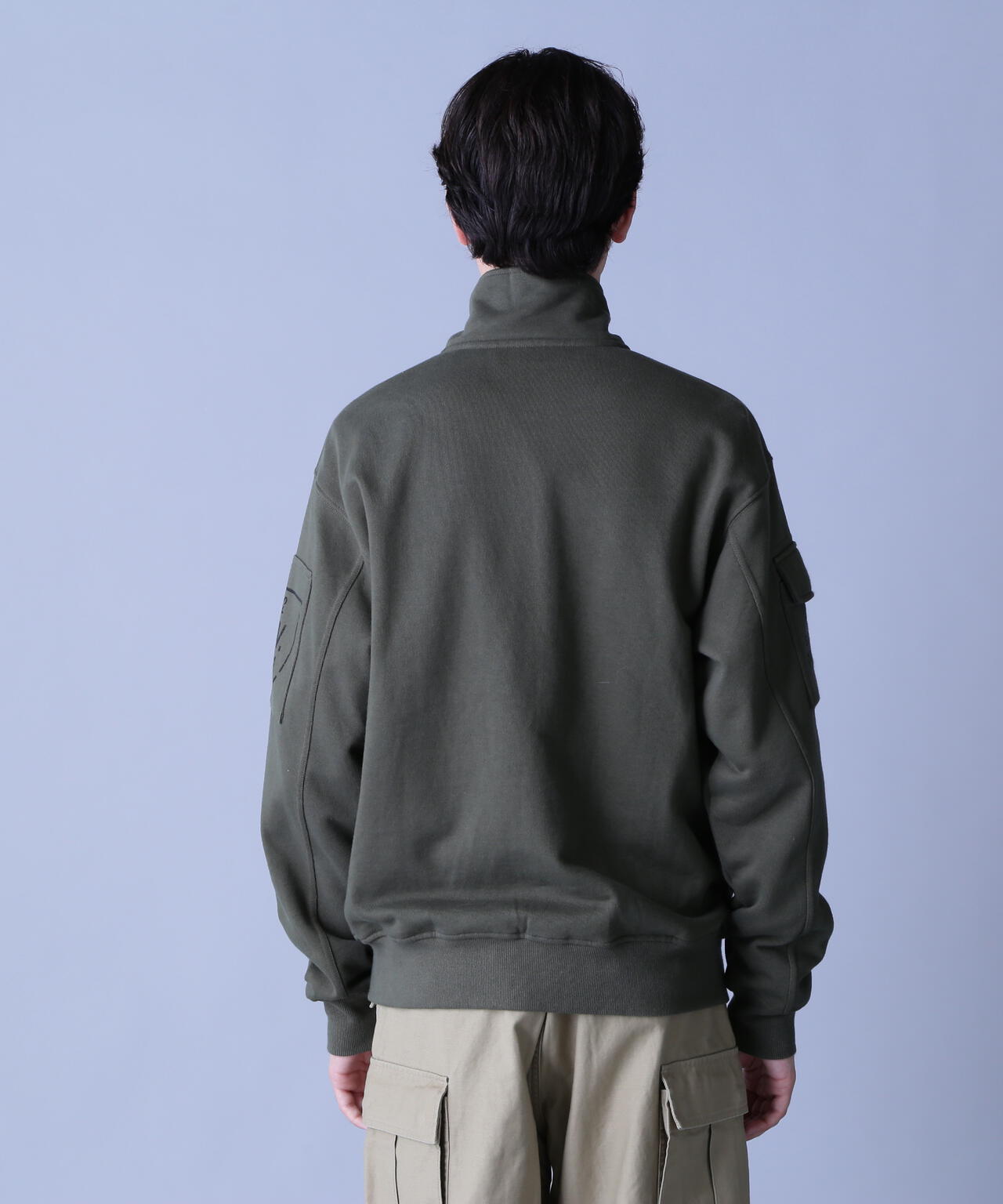 FATIGUE STAND ZIPUP SWEAT / ファティーグ ジップアップ スウェット