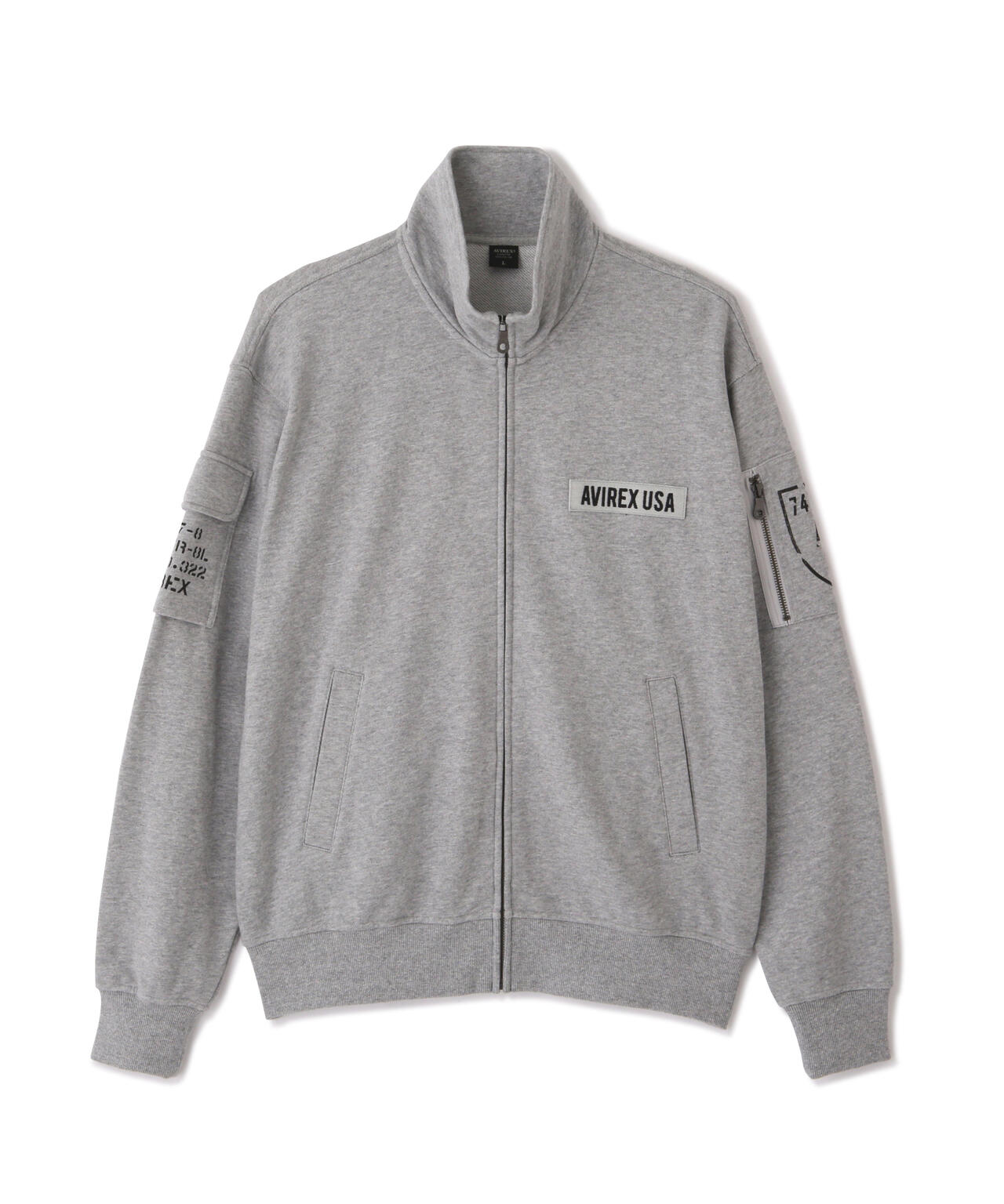 FATIGUE STAND ZIPUP SWEAT / ファティーグ ジップアップ スウェット