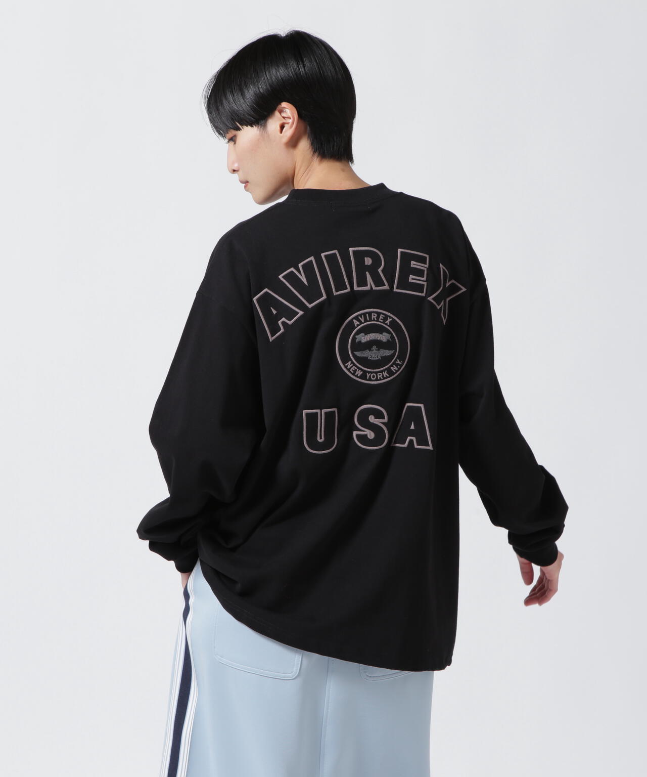 直営店限定》L/S VARSITY LOGO T-SHIRT/ バーシティロゴTシャツ