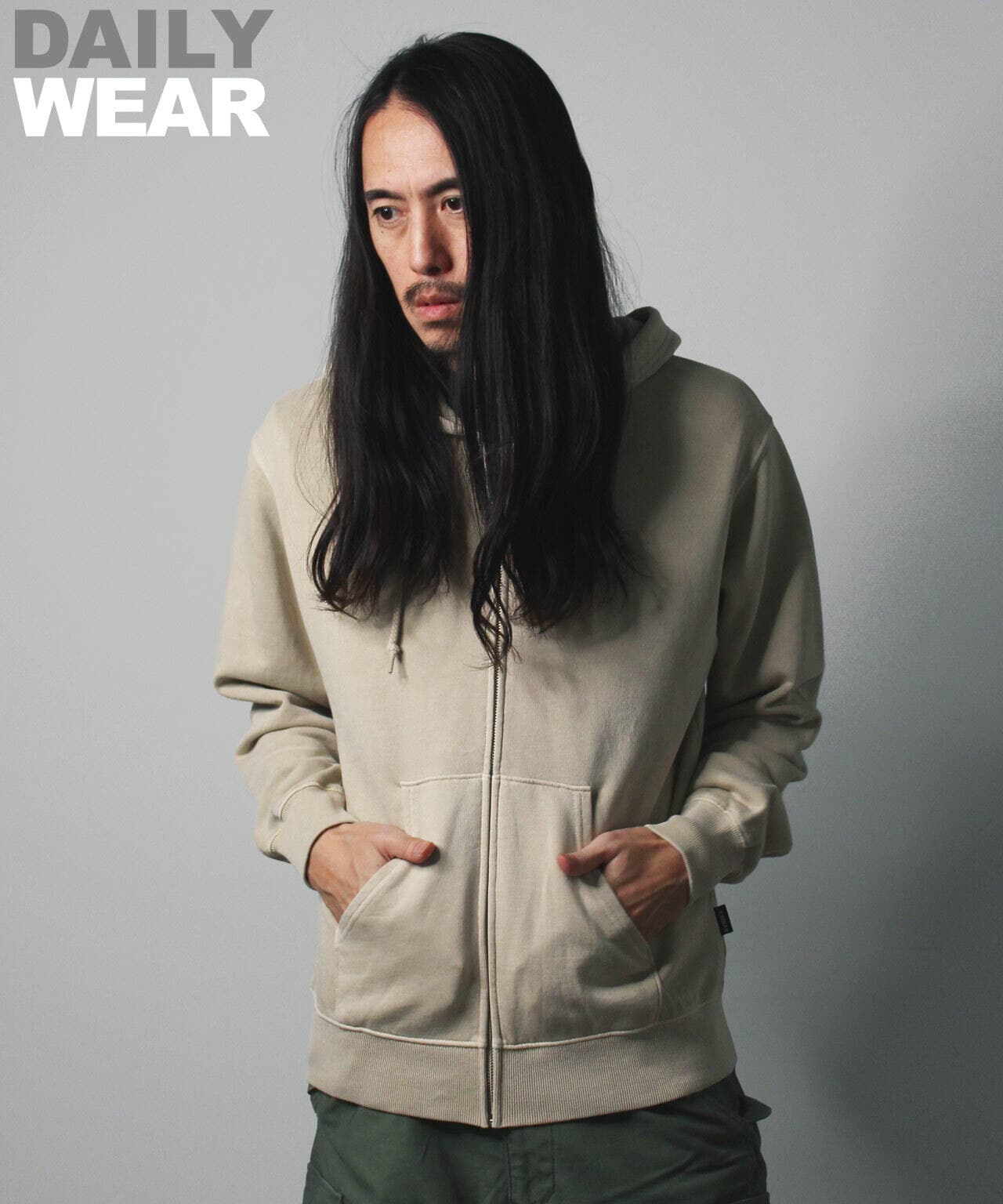 DAILY/デイリー》FADE WASH ZIP UP PARKA / フェード ウォッシュ ...