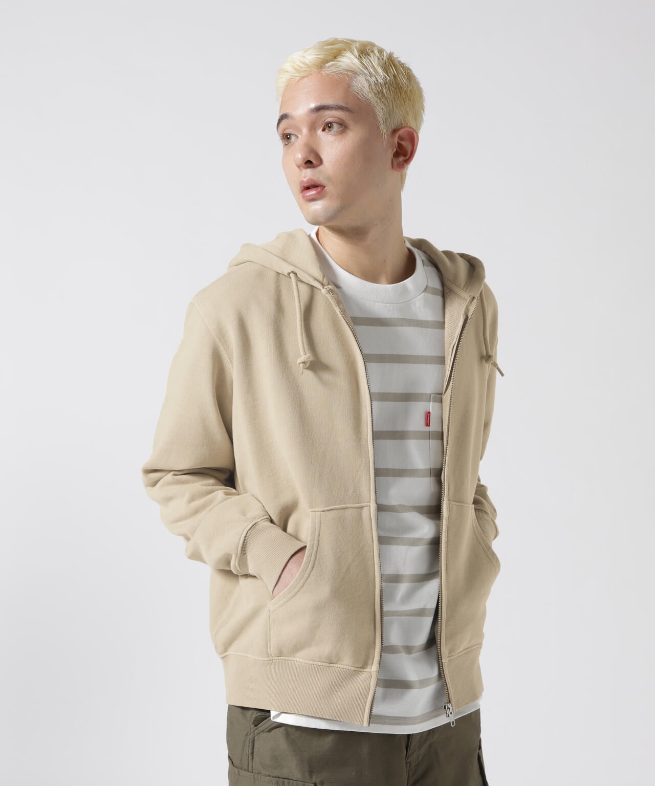 DAILY/デイリー》FADE WASH ZIP UP PARKA / フェード ウォッシュ 