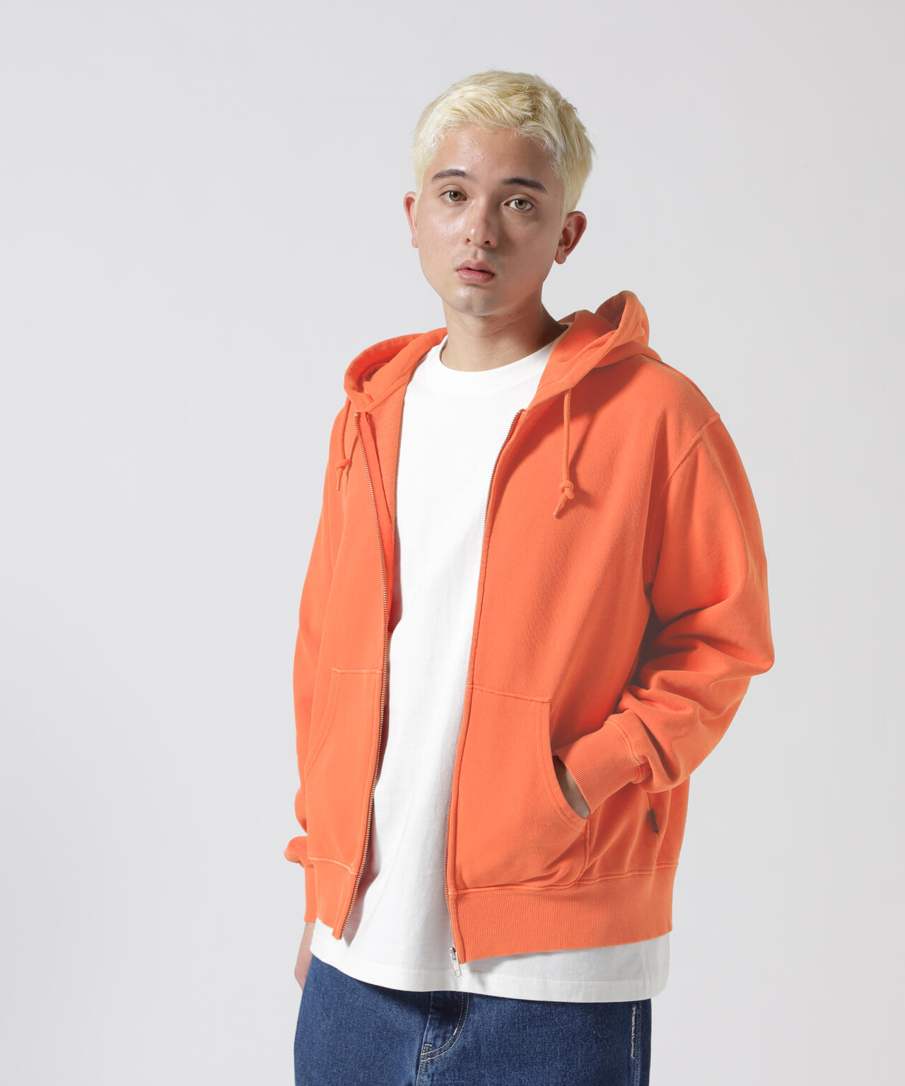 DAILY/デイリー》FADE WASH ZIP UP PARKA / フェード ウォッシュ 