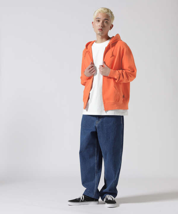 《DAILY/デイリー》FADE WASH ZIP UP PARKA / フェード ウォッシュ ジップアップ パーカー