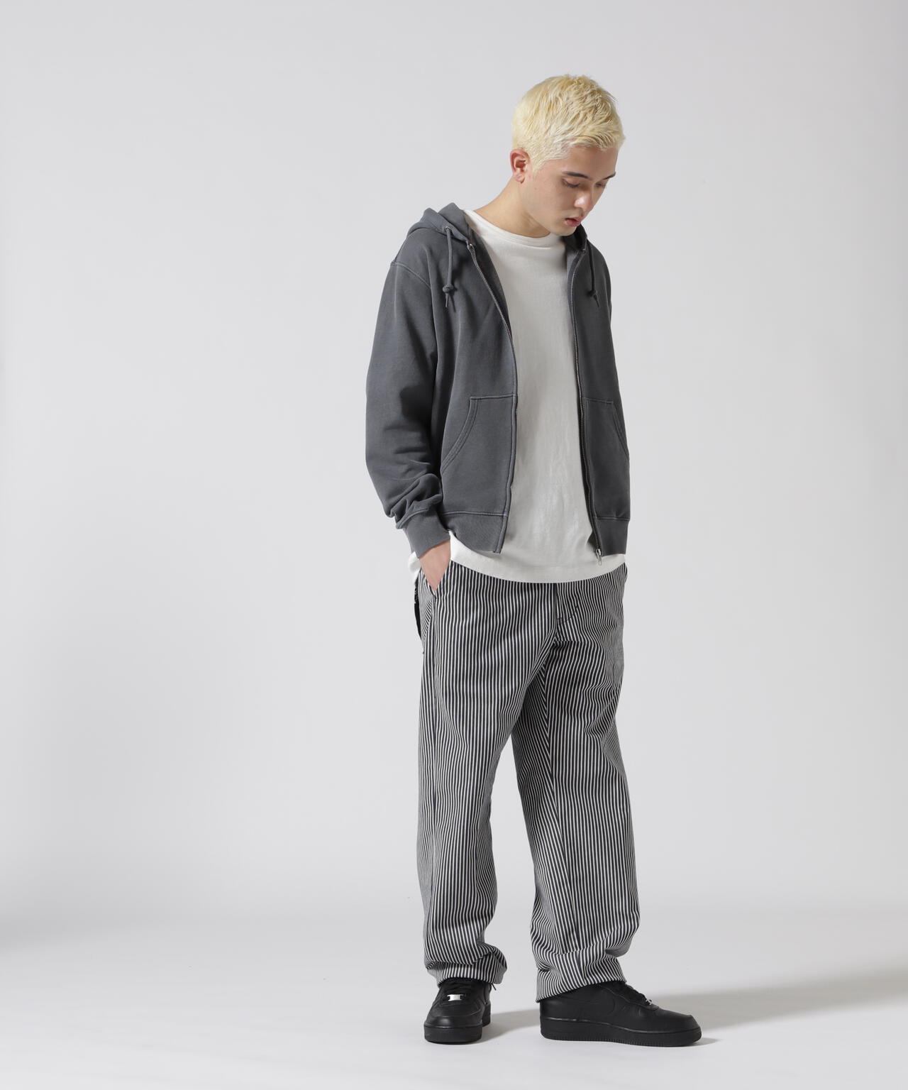 DAILY/デイリー》FADE WASH ZIP UP PARKA / フェード ウォッシュ