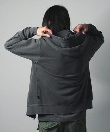 《DAILY/デイリー》FADE WASH ZIP UP PARKA / フェード ウォッシュ ジップアップ パーカー