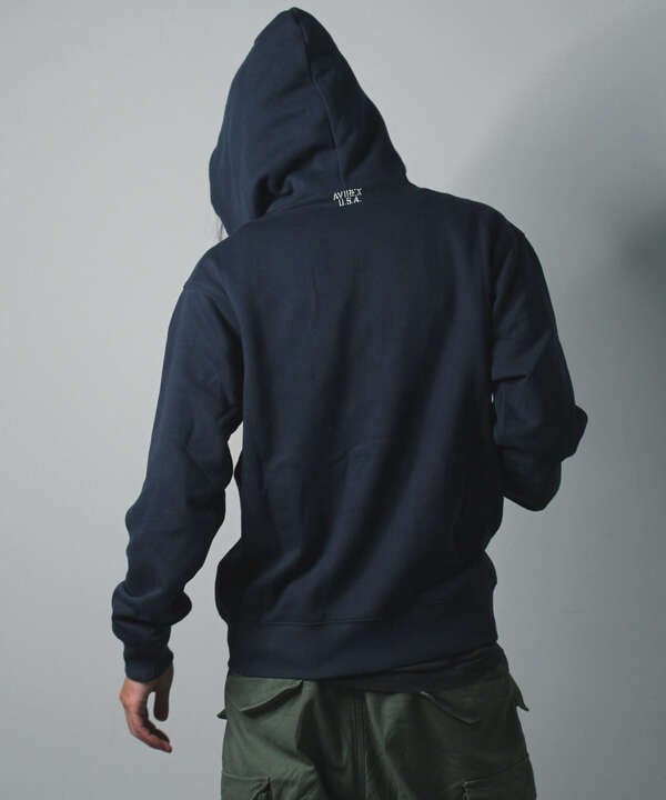 《DAILY/デイリー》ZIP UP SWEAT PARKA / ジップアップ スウェット パーカー / AVIREX /アヴィレックス