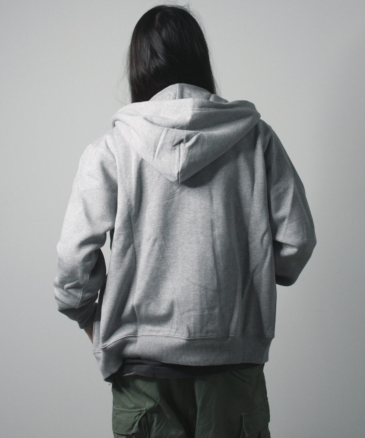 DAILY/デイリー】ZIP UP SWEAT PARKA / ジップアップ スウェット