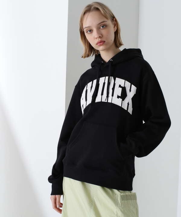 《DAILY/デイリー》PULLOVER SWEAT PARKA LOGO / プルオーバー スウェット パーカー ロゴ / AVIREX 