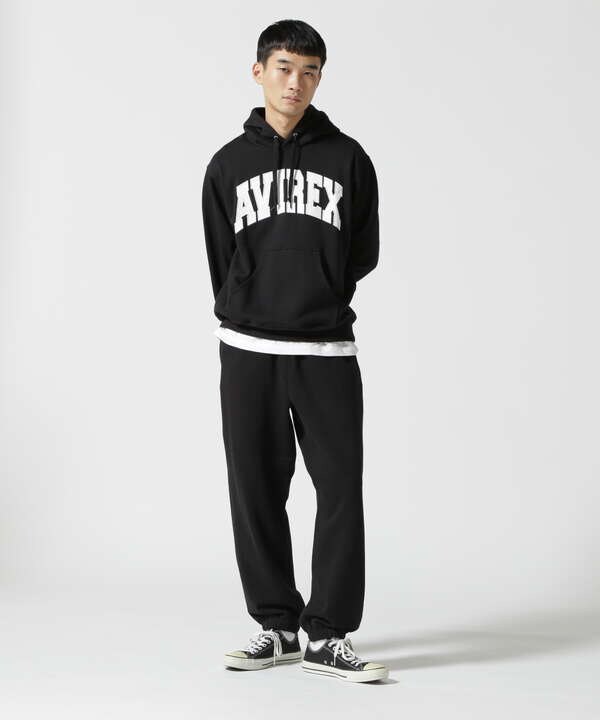 《DAILY/デイリー》PULLOVER SWEAT PARKA LOGO / プルオーバー スウェット パーカー ロゴ / AVIREX 