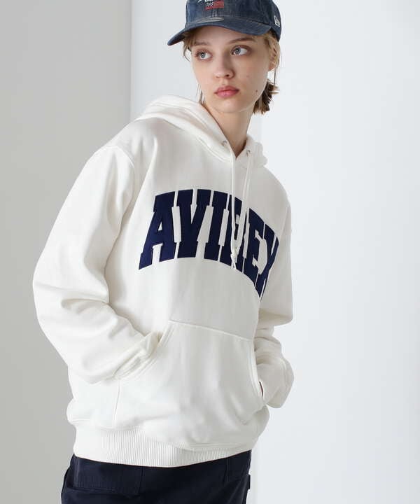 《DAILY/デイリー》PULLOVER SWEAT PARKA LOGO / プルオーバー スウェット パーカー ロゴ / AVIREX 