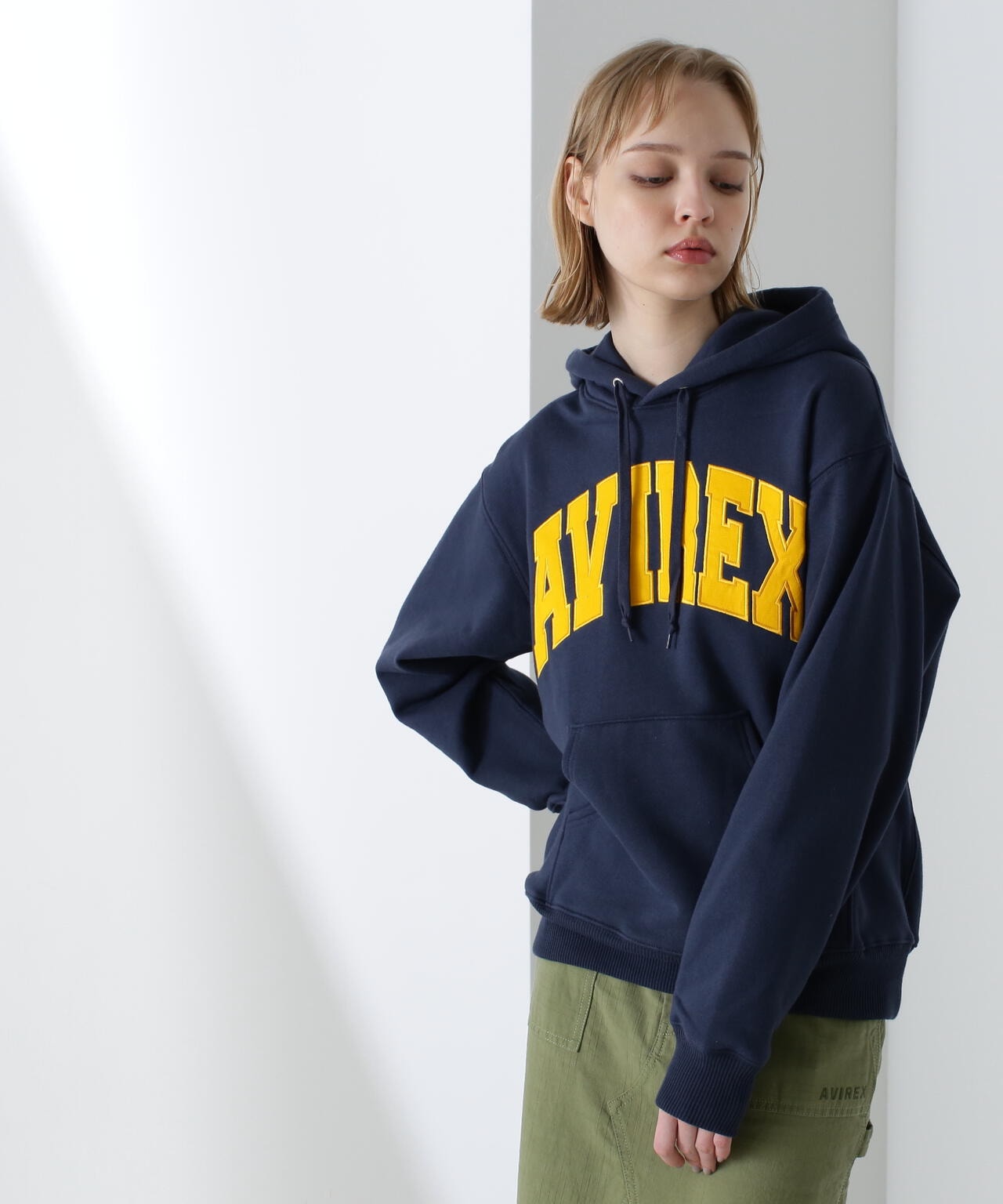 DAILY/デイリー》PULLOVER SWEAT PARKA LOGO / プルオーバー ...