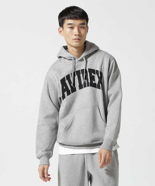 《DAILY/デイリー》PULLOVER SWEAT PARKA LOGO / プルオーバー スウェット パーカー ロゴ / AVIREX 