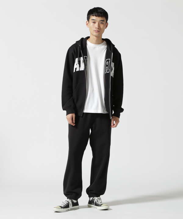 《DAILY/デイリー》ZIP UP SWEAT PARKA LOGO / ジップアップ スウェット パーカー ロゴ / AVIREX / 