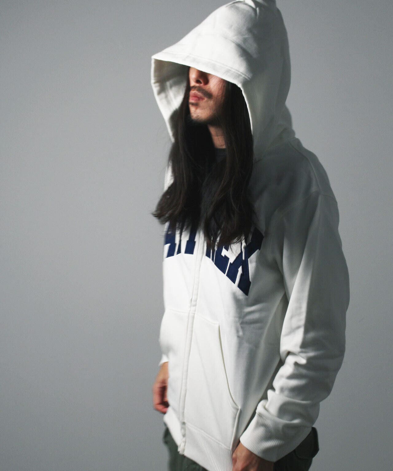 DAILY/デイリー】ZIP UP SWEAT PARKA LOGO / ジップアップ スウェット